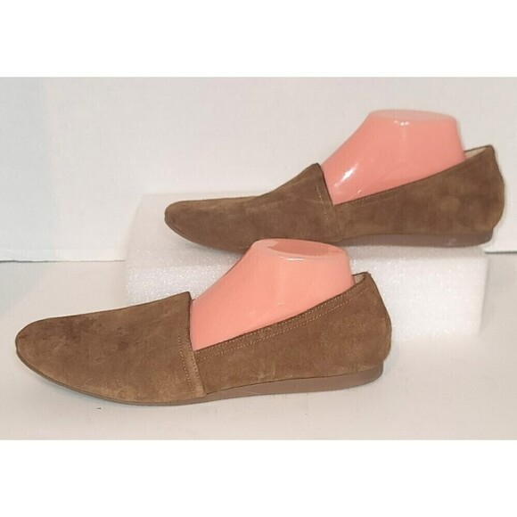 Lucky Brand Women's Brown Suede Flats Loafers Size 12 - Picture 1 of 13